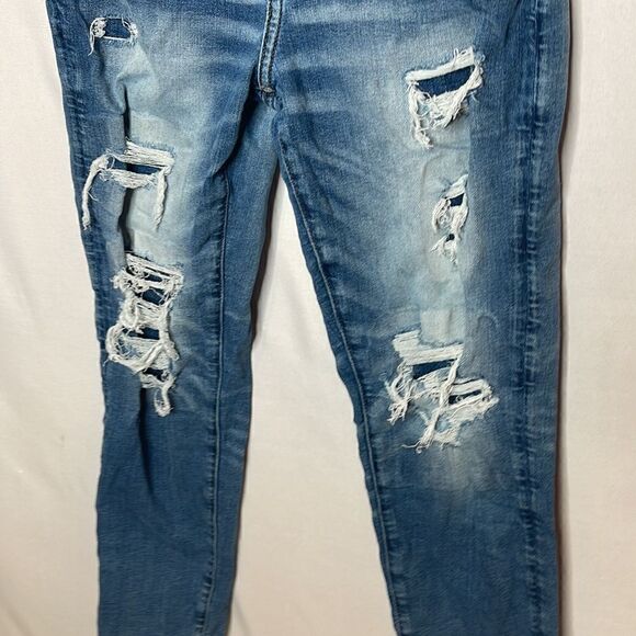 American Eagle Men’s Distressed Airflex+ Athletic Fit Jeans. Size 29x30. - Picture 3 of 11
